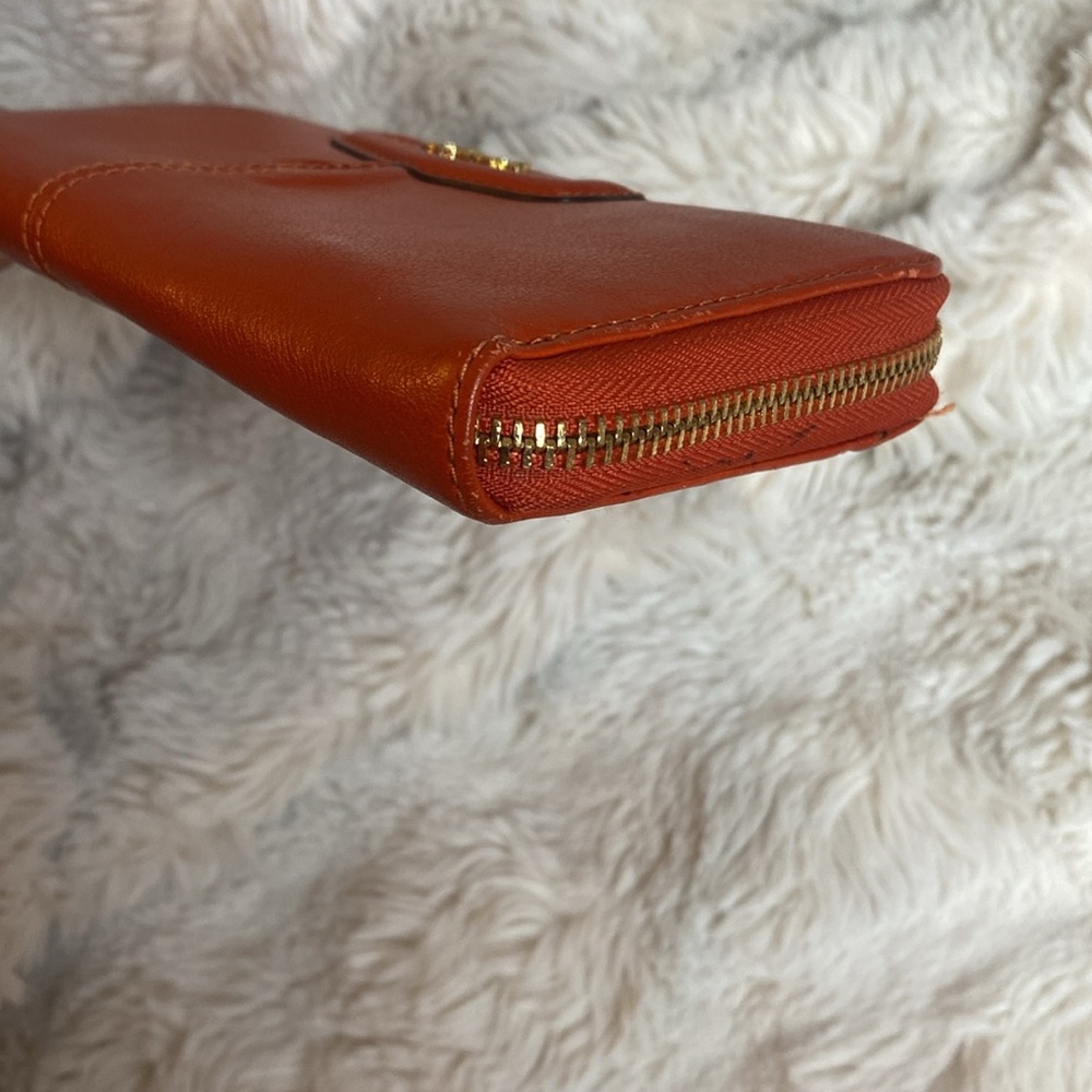 COACH ASHLEY LEATHER ZIP AROUND WALLET - Picture 6 of 12